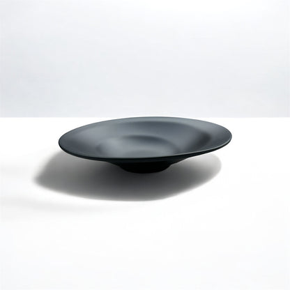Melamin Pastateller schwarz matt