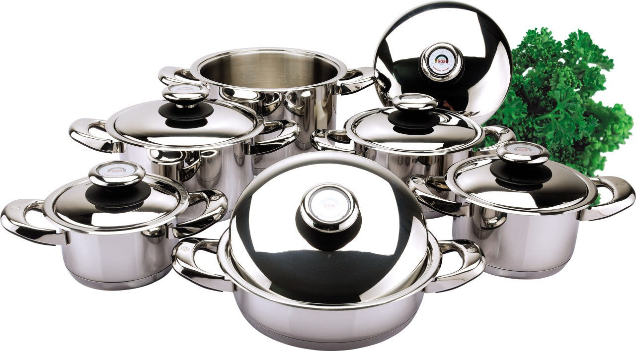 Kochtopfset Komfort Deluxe Jumbo 12tlg.