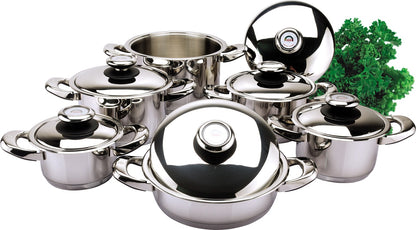 Kochtopfset Komfort Deluxe Jumbo 12tlg.
