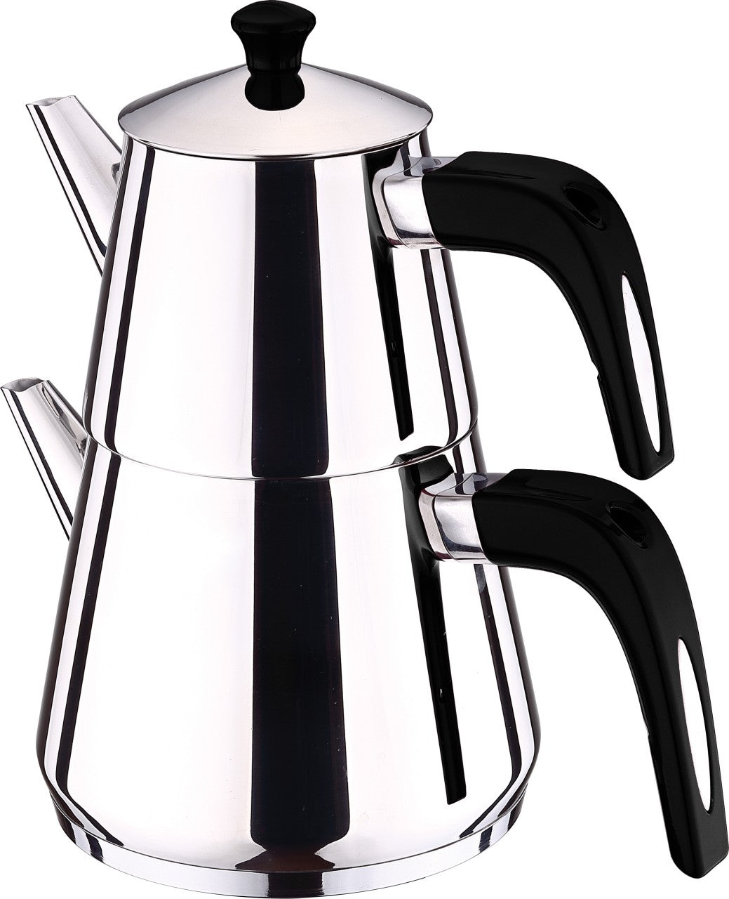 Pyramide Teekannenset 6tlg. Romantik-Medium schwarz